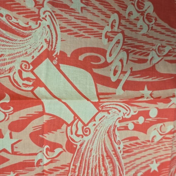 Harley-Davidson Pink / Coral Bandana with White Design - Picture 3 of 8